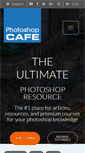 Mobile Screenshot of photoshopcafe.com